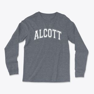 Alcott Elementary School Varsity Arch Light Soft Long Sleeve T-Shirt