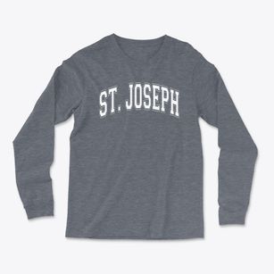 St Joseph Parish Varsity Arch Light Soft Long Sleeve T-Shirt