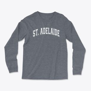 St. Adelaide Parish Varsity Arch Light Soft Long Sleeve T-Shirt