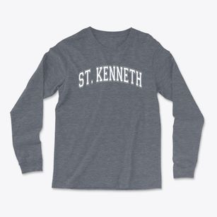St Kenneth Parish Varsity Arch Light Soft Long Sleeve T-Shirt