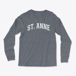 St Anne Parish Varsity Arch Light Soft Long Sleeve T-Shirt