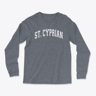 Saint Cyprian School Varsity Arch Light Soft Long Sleeve T-Shirt