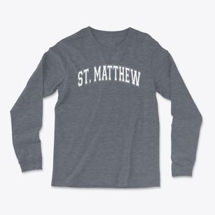 Saint Matthew Lutheran School Varsity Arch Light Soft Long Sleeve T-Shirt