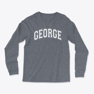 George Washington Elementary School Varsity Arch Light Soft Long Sleeve T-Shirt