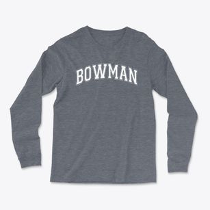 Bowman Middle School Varsity Arch Light Soft Long Sleeve T-Shirt