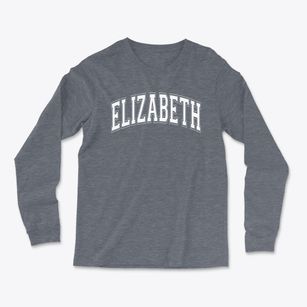 Elizabeth R Martin Elementary School Varsity Arch Light Soft Long Sleeve T-Shirt