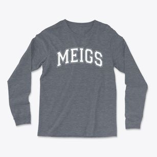 Meigs Middle Magnet School Varsity Arch Light Soft Long Sleeve T-Shirt