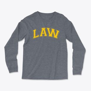 Law Elementary School Varsity Arch Light Soft Long Sleeve T-Shirt