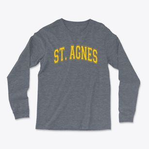 Saint Agnes School Varsity Arch Light Soft Long Sleeve T-Shirt
