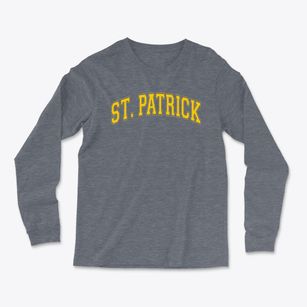 St Patrick Parish Varsity Arch Light Soft Long Sleeve T-Shirt
