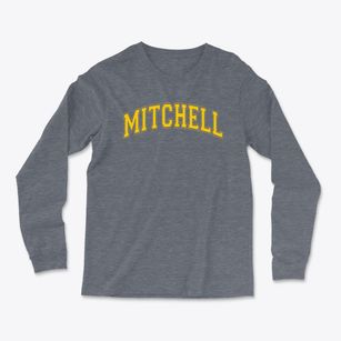 Mitchell Elementary School Varsity Arch Light Soft Long Sleeve T-Shirt