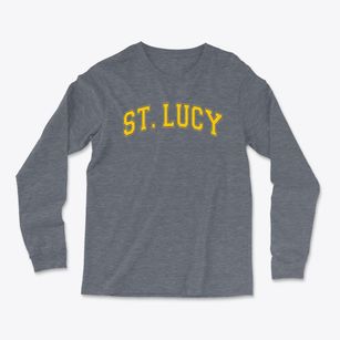 Saint Lucy Elementary School Varsity Arch Light Soft Long Sleeve T-Shirt