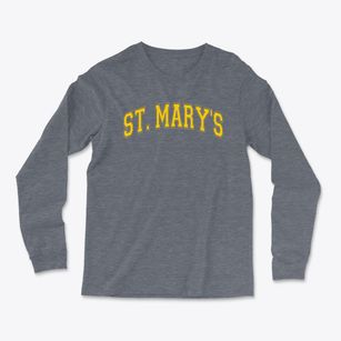 Saint Mary's School Varsity Arch Light Soft Long Sleeve T-Shirt