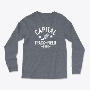 Capital Christian School Track and Field Light Soft Long Sleeve T-Shirt