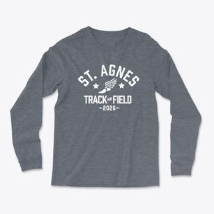 Saint Agnes School Track and Field Light Soft Long Sleeve T-Shirt