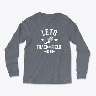 Leto High School Track and Field Light Soft Long Sleeve T-Shirt
