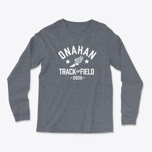 Onahan Elementary School Track and Field Light Soft Long Sleeve T-Shirt