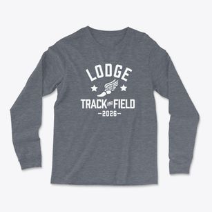 Lodge Elementary School Track and Field Light Soft Long Sleeve T-Shirt