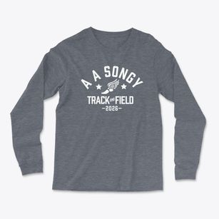 A A Songy Kindergarten Center Track and Field Light Soft Long Sleeve T-Shirt