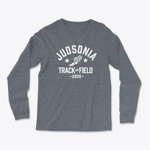 Judsonia Junior High School Track and Field Light Soft Long Sleeve T-Shirt