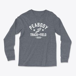 Peabody Magnet High School Track and Field Light Soft Long Sleeve T-Shirt