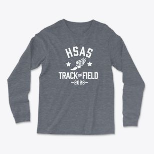 Hot Springs Adventist School Track and Field Light Soft Long Sleeve T-Shirt