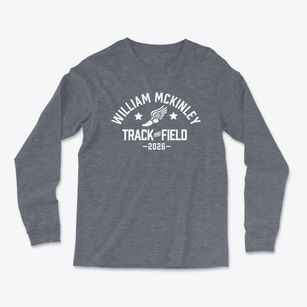 William Mckinley Middle School Track and Field Light Soft Long Sleeve T-Shirt