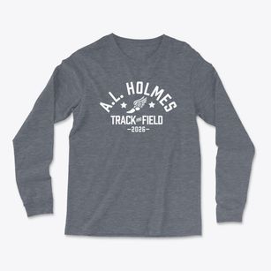 A.l. Holmes Academy Of Blended Learning Track and Field Light Soft Long Sleeve T-Shirt