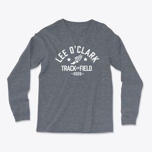 Lee O'clark Elementary School Track and Field Light Soft Long Sleeve T-Shirt