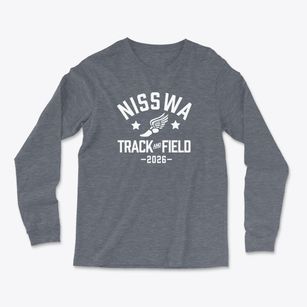 Nisswa Elementary School Track and Field Light Soft Long Sleeve T-Shirt