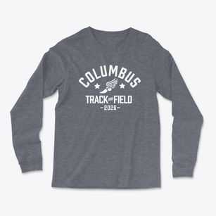 Columbus Christian School Track and Field Light Soft Long Sleeve T-Shirt