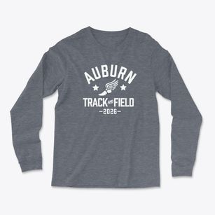 Auburn Middle School Track and Field Light Soft Long Sleeve T-Shirt