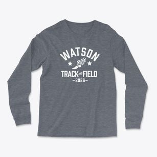 Watson Elementary School Track and Field Light Soft Long Sleeve T-Shirt
