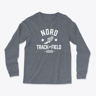 Nord Elementary School Track and Field Light Soft Long Sleeve T-Shirt