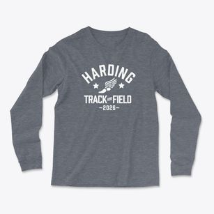 Harding University High School Track and Field Light Soft Long Sleeve T-Shirt