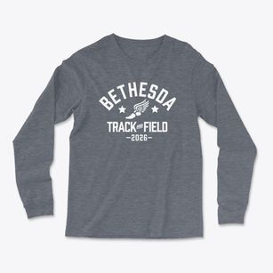 Bethesda Christian Academy Track and Field Light Soft Long Sleeve T-Shirt