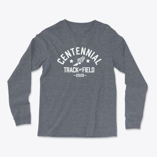Centennial Middle School Track and Field Light Soft Long Sleeve T-Shirt