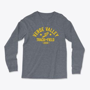 Verde Valley Junior Academy Track and Field Light Soft Long Sleeve T-Shirt
