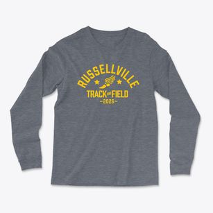 Russellville High School Track and Field Light Soft Long Sleeve T-Shirt