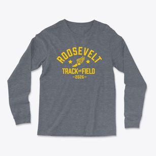 Roosevelt High School Track and Field Light Soft Long Sleeve T-Shirt