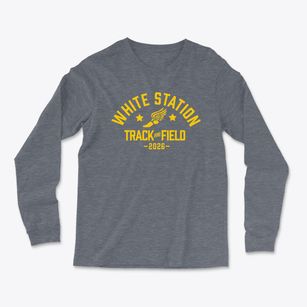 White Station Elementary School Track and Field Light Soft Long Sleeve T-Shirt