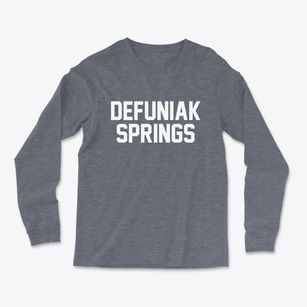 Defuniak Springs Florida Classic Block Light Soft Long Sleeve T-Shirt