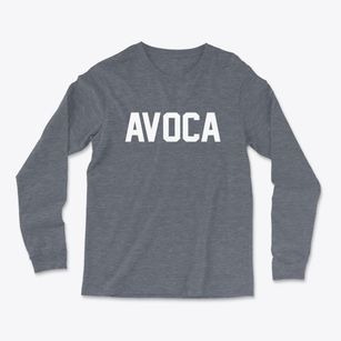 Avoca Pennsylvania Classic Block Light Soft Long Sleeve T-Shirt