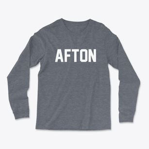 Afton Wyoming Classic Block Light Soft Long Sleeve T-Shirt