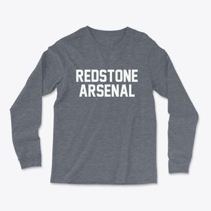 Redstone Arsenal Alabama Classic Block Light Soft Long Sleeve T-Shirt