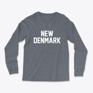 New Denmark Wisconsin Classic Block Light Soft Long Sleeve T-Shirt