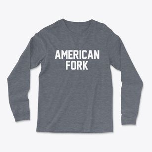 American Fork Utah Classic Block Light Soft Long Sleeve T-Shirt
