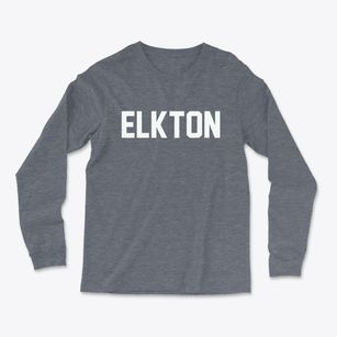 Elkton Michigan Classic Block Light Soft Long Sleeve T-Shirt