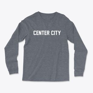 Center City Minnesota Classic Block Light Soft Long Sleeve T-Shirt