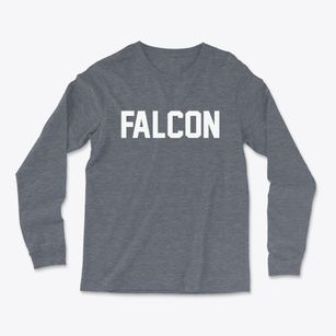 Falcon North Carolina Classic Block Light Soft Long Sleeve T-Shirt
